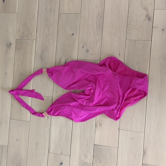 Small Bar III Pink Swimsuit One Piece Bathing Suit Beach Pool Vacation - Picture 1 of 15